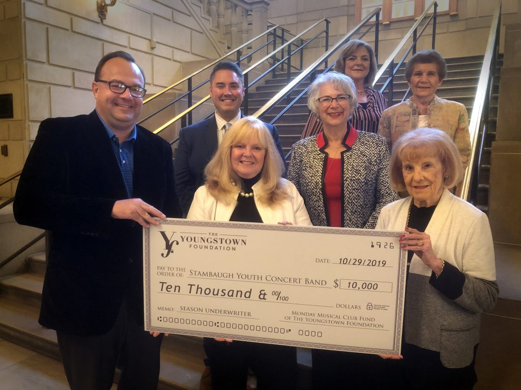Stambaugh Youth Concert Band receives $10,000 donation from the Monday Musical Club Fund of The Youngstown Foundation 4 stambaugh-youth-concert-band-receives-donation-from-monday-musical-club-fund-10-30-19