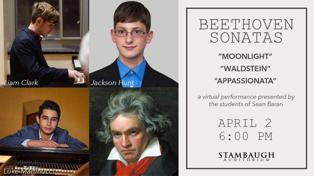 Beethoven Piano Recital to Premier Digitally 1