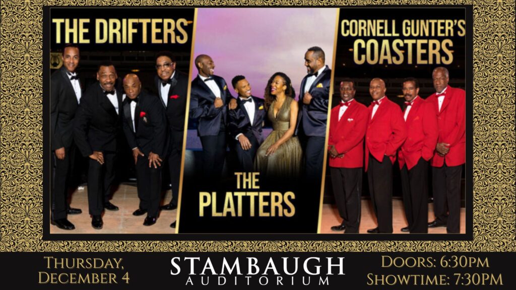 Cornell Gunter's Coasters, The Drifters, & The Platters Bring Decades Of Unforgettable Hits To Youngstown 1