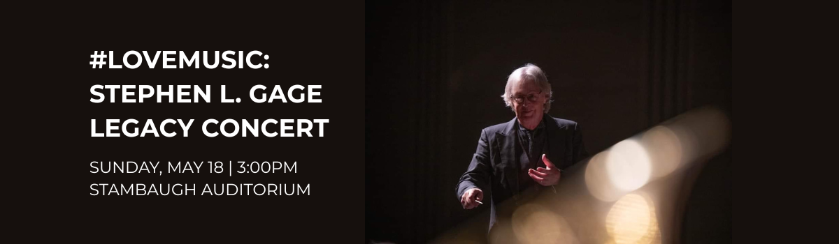 #LoveMusic: Stephen L Gage Legacy Concert 1